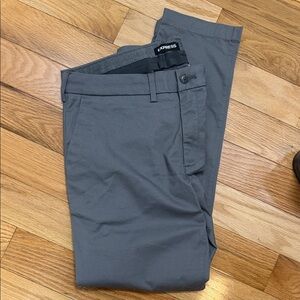 Express Men's Gray Chinos Skinny 33/30 new